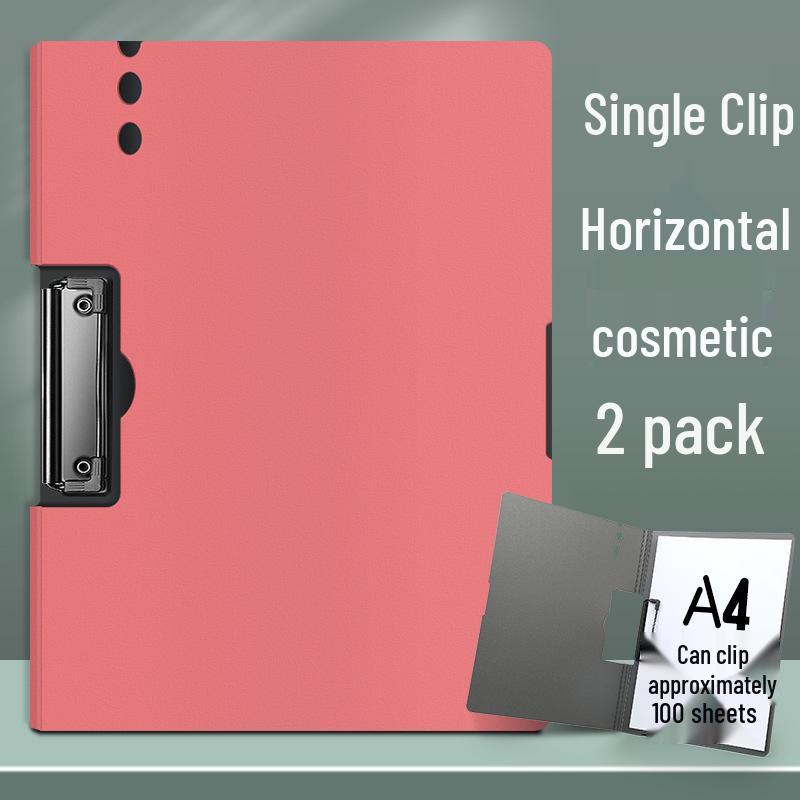 A4 Double Clip Folder for Documents and Resume Storage