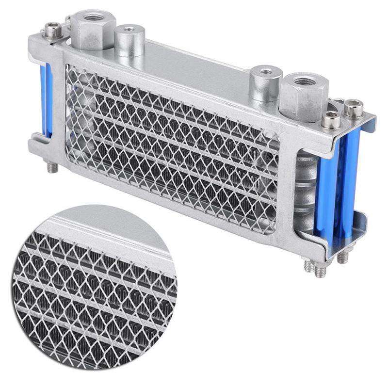 65ML Motorcycle Oil Cooler Radiator System Kit Fit For Honda CB CG 100CC-250CC Engine With Left Bottom Filter Cap