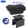 For Fiat Grande Punto Armrest Box for Fiat Punto Car Armrest Box Central Storage Box Interior Retrofit Car Accessories