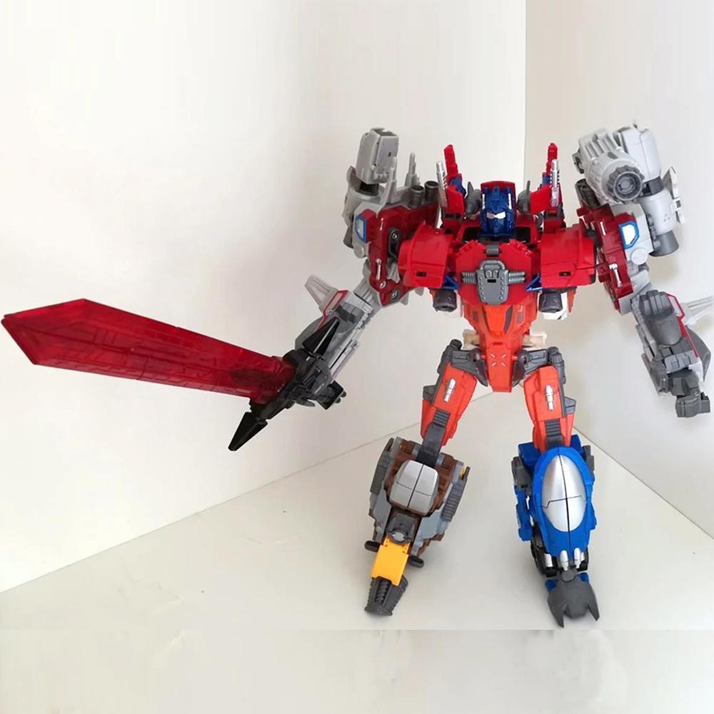 Transformation Toys Computron Combiners Scatters Nosecone Strafe Afterburner Action Figure Deformed Robot Anime Model 5IN1 G1 Poseable Articulated