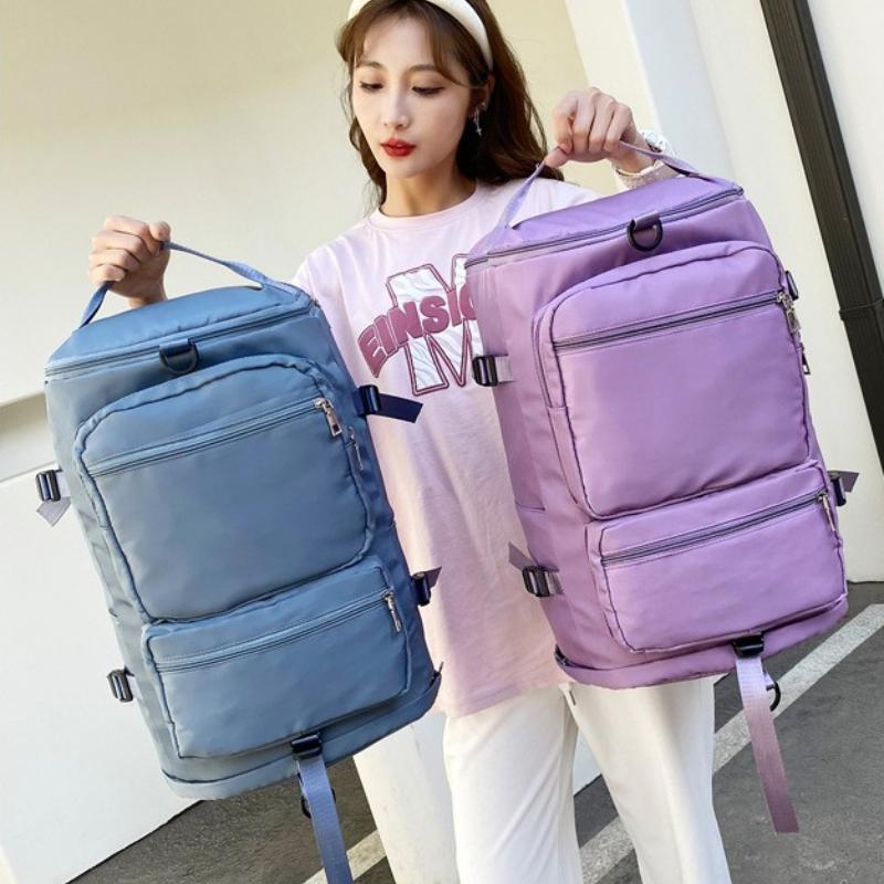 Large Capacity Gym Bags Women Travel Bag Dry and Wet Separation Sports Yoga Luggage Crossbody Bag Casual Weekend Travel Backpack