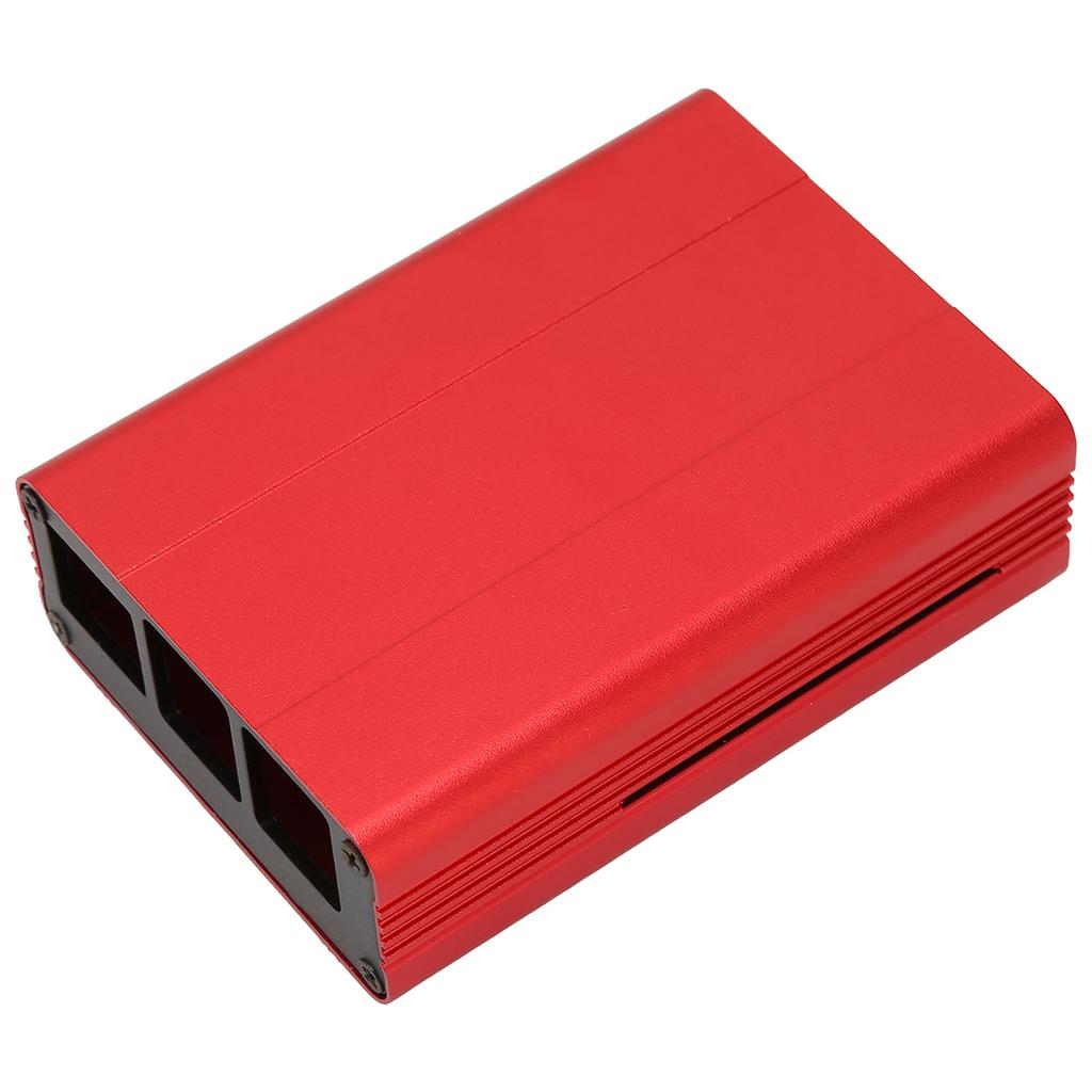 Aluminum Alloy Case Circuit Board Heat Dissipation Protective Enclosure for Raspberry PiRed