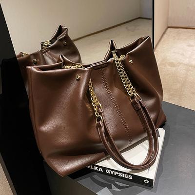 Textured Commuter Large-capacity Bag 2026 Autumn and Winter New Women's Bag Popular Shoulder Bag Casual Tote Bag