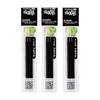 Pilot Frixion Refill for Multicolor Black 0.5mm Extra Fine (3 Pieces X 3 Pieces) LFBTRF30EF Water-based Gel Ink Ballpoint Pen Refill Frixion