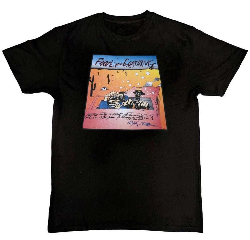 RALPH STEADMAN FEAR LOATHING 90'S Mens T-Shirt
