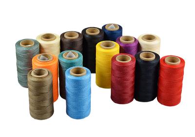 260m Leather Sewing Waxed Thread 1MM For Chisel Awl Upholstery Shoes Luggage Set 15 Colors For Choose