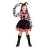 Halloween Children's Costume Horror Ghost Baby Skirt Bloody Epiphany Clown Costume Horn Demon Girl Carnival Costume