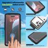 Waterproof Case for iPhone 17 Pro Max/15 Pro Max/14 Pro Max Inner 6.9 inch Cellphone Protector IP68 30M Depth Button Access