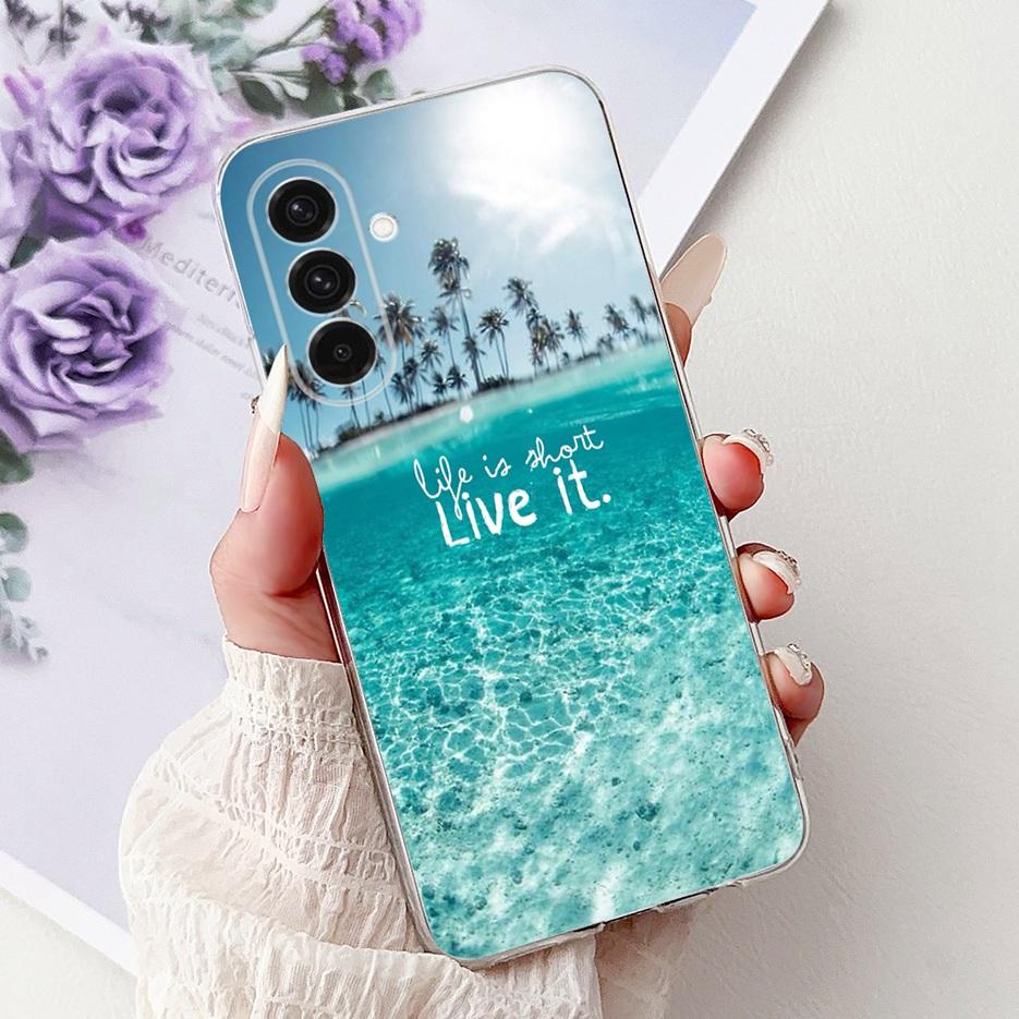 For Samsung Galaxy A16 A26 A36 A56 Case Fashion Painted Cover Soft Slim Phone Case For Samsung A36 A 16 26 56 Galaxy A56 5G Bags