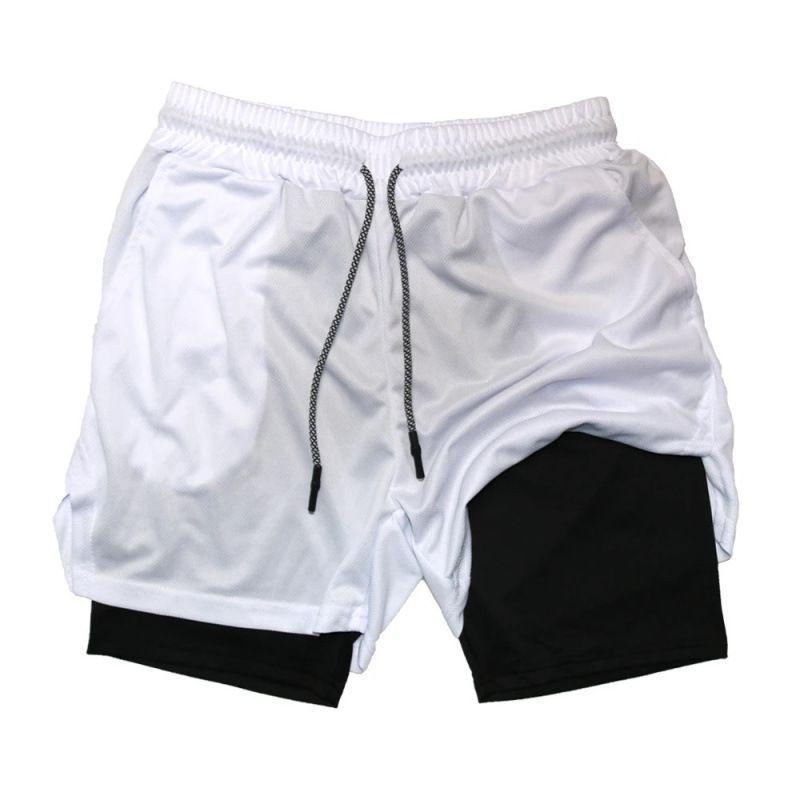 2026 European Fashion Men's and Women's Anti-Exposure Double-Layer Quick-Dry Shorts