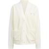 Sakura Limited Edition Striped V-Neck Sports Knit Top Women Tops Off-White IP3761