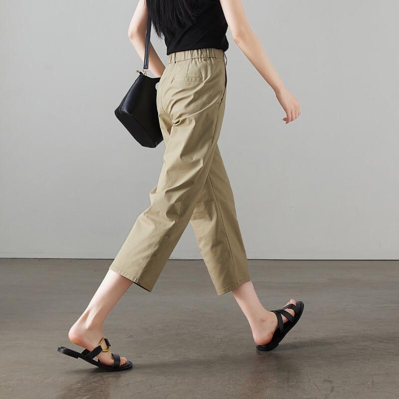 SOFSIL Women's Casual Straight-Leg Capris