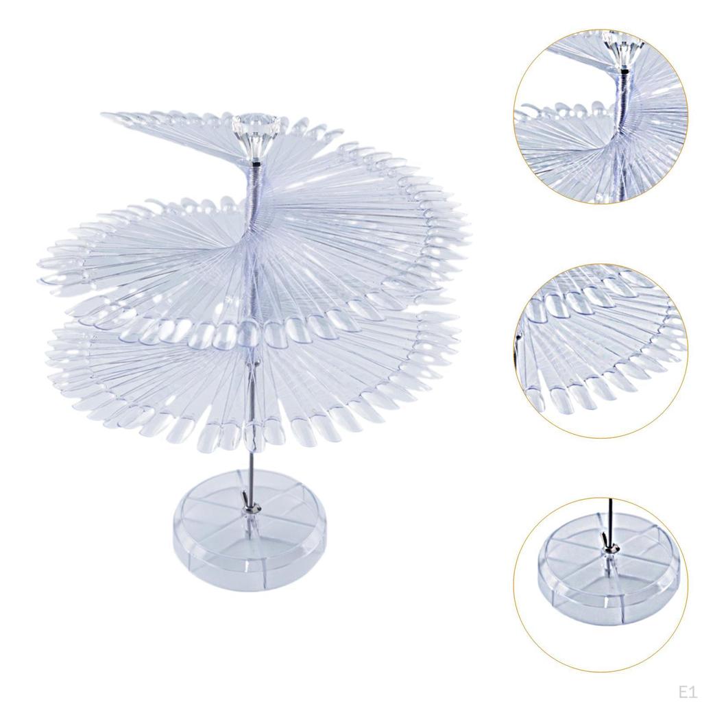 Colorful Nail Art Display Rack for Home and Salon Use