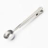 1PC 2in1 Stainless Steel Coffee Spoon Sealing Clip Silver Kitchen Accessories Espresso Receiver Bowl Decoration Coffee Maker