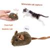Automatic Squeaky Plush Mouse Toy For Pet Cats With Chirping Sound And Simulation Movement for Indoor Cats Enrichment