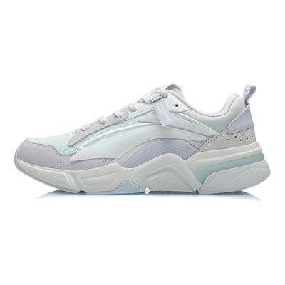 Li Ning Textile, Synthetic Leather Soft Cushioning Breathable Abrasion Resistant Slip Resistant Low Top Running Shoes AGCR324-1