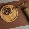 Double-Sided Placemat Waterproof Oil-Proof Heat Resistant Coaster for Dining Table Faux Leather Non-Slip Pad for Restaurant
