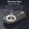 Quick Release Cellphone Microscope Portable Mobilephone Microscope High Magnification CPL Polarized Lenses Eliminate
