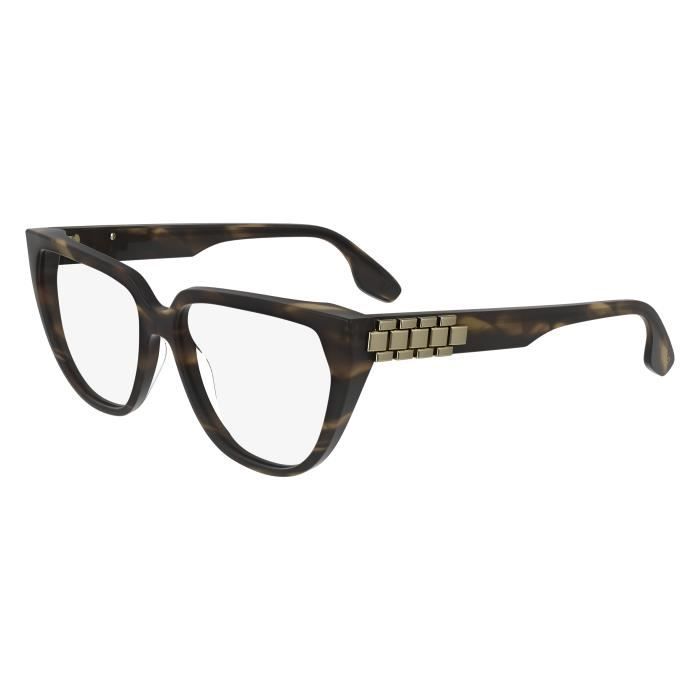 Lunettes de Vue - VICTORIA BECKHAM - VB2661 - Acétate - 321 Striped Khaki Havana - Femme