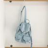 Nouveau sac à dos en nylon imperméable anti-rides pour femme, été décontracté, multi-poches, couleur unie, sac à dos de ville