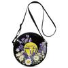 Retro Vinyl Record Round Bag, Carry-On Cosmetic Bag, Carry-On Storage Bag, Multi-Functional Travel Bag, Round Bag.
