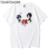 Anime Black Butler T Shirt Women Harajuku T-shirt Short Sleeve Print Cotton Tshirt Cartoon Undertaker Graphic Streetwear Tees Unisex