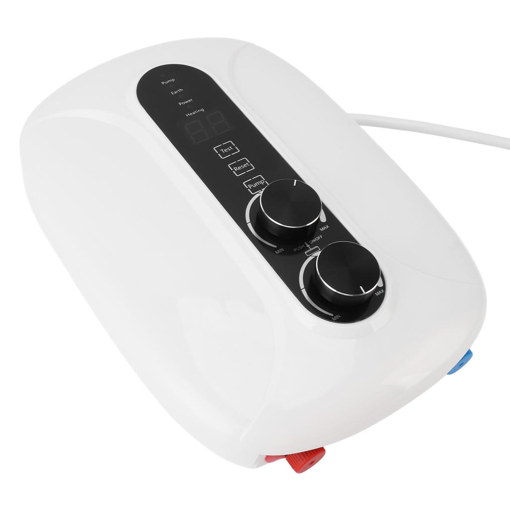Elektrischer Durchlauferhitzer 5500W Schnelle Erwärmung Intelligenter Mini-Warmwasserbereiter mit LED-Temperaturanzeige für