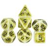 7pcs Dice Set D&D Spider Web Polyhedral DND Dice for DND TRPG Games
