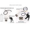 Penis Enhancement Pump Dual Water Air Function Cock Extender Enlarger Hercules Cup with Watch Pressure Gauge Sex Toy Man
