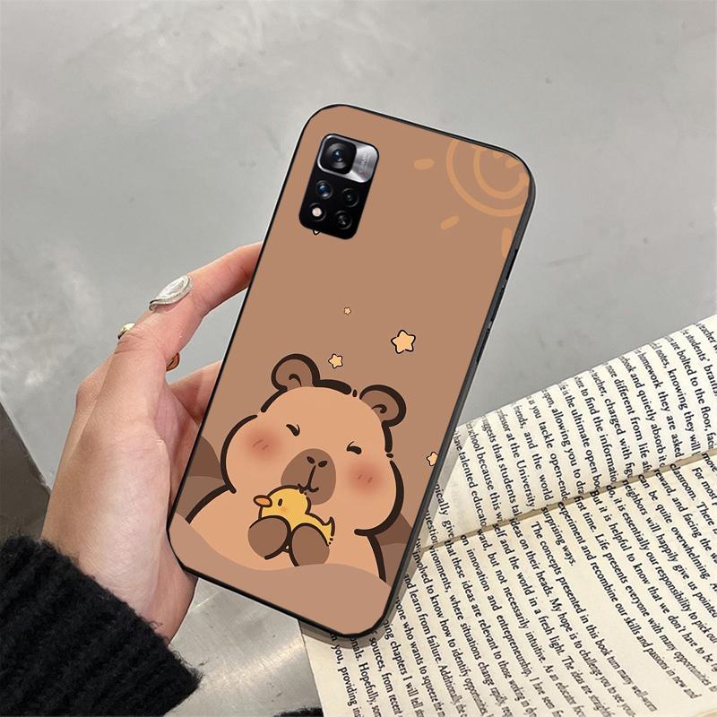 

Cartoon capybara Carcasa Funda Phone Case For Xiaomi Redmi note 14 Pro 14 13 12 11 10 Pro 14S 12S 11S Redmi 14C 13C 10 Redmi Note 13 4G