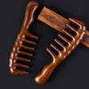Wooden Massage Comb Wooden Head Foot Massager Scalp Wood Therapy Massage Tools Handmade 100% Natural Red Sandalwood Haifor Head