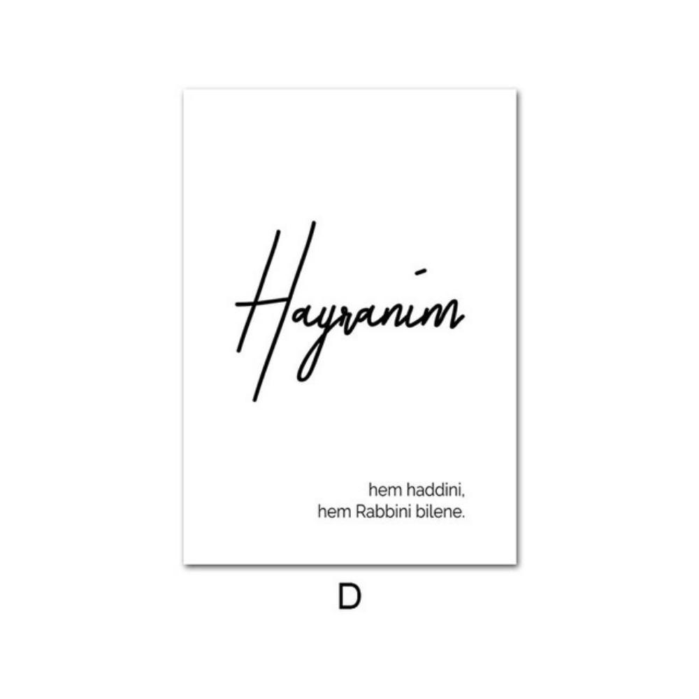 Schwarz-Weiß-Kunst-Leinwand-Malerei, ungerahmt, Buchstaben, Stift, Feder, bedruckt, Wandkunst, Bilder, Wohnzimmer-Dekor, Wohnkultur, Leinwandkunst, ohne Rahmen