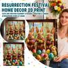 Resurrection Festival Home Decoration Featuring Rabbits,  Oven, Washing Machine, Dishwasher, Refrigerator Stickers
