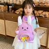 Adorable Cartoon Bunny Backpack For Kids Colorful Nylon Breathable Design