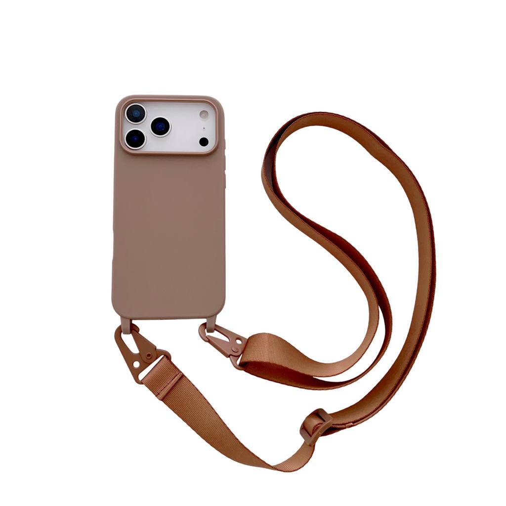 Crossbody Lanyard Silicone Case For iPhone 17 Air 17 16 15 14 13 12 11 Pro Max X XR Max 7 8 Plus Samsung S25 S24 23 Ultra Plus S25 FE A16 A56 A06