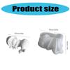 Multipurpose Adorable 3D Mermaids Sturdy Silicone Mold Portable for Resin Craft and Gypsum Figurines Home Decoration