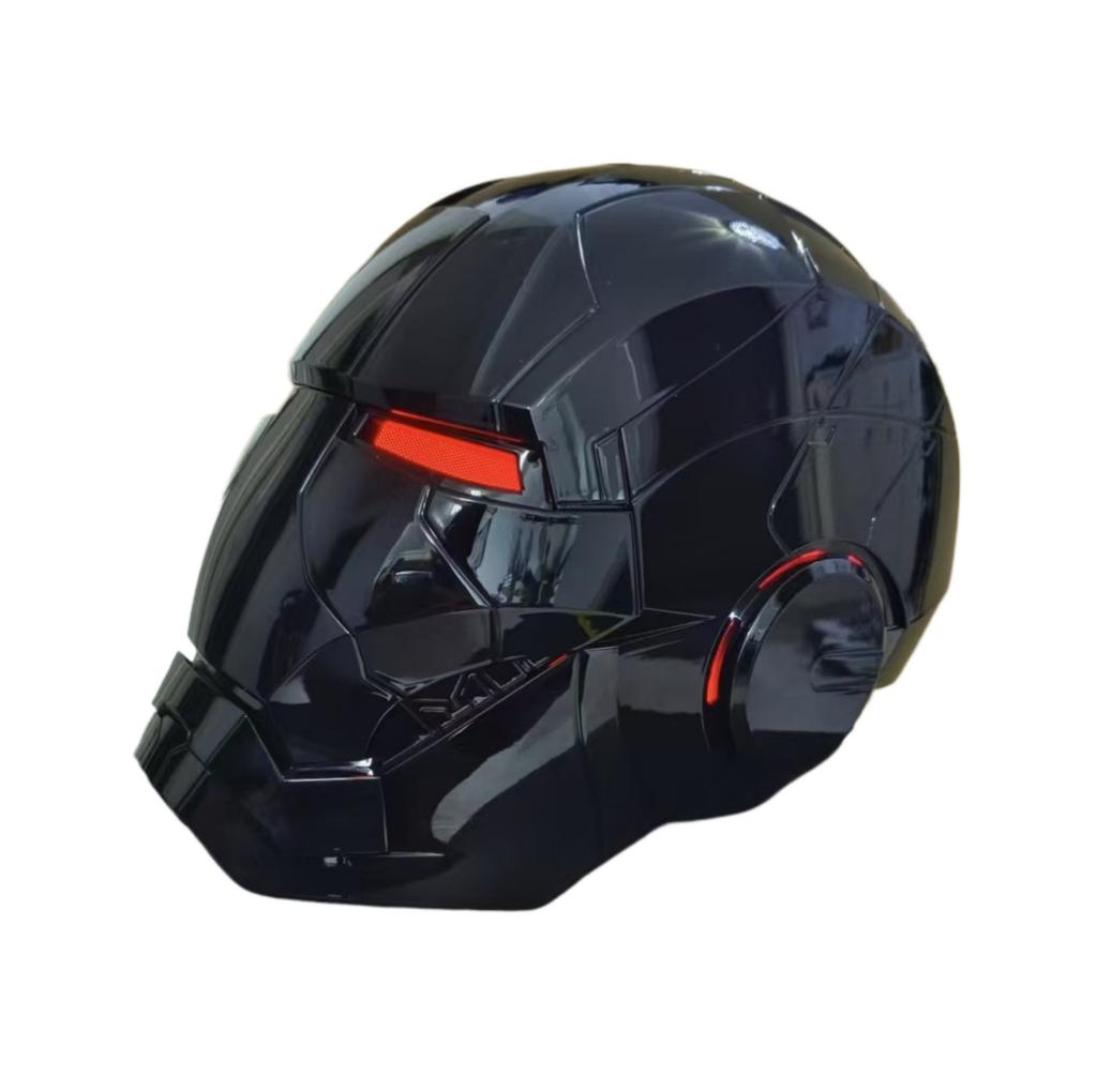 New Iron Man Helmet Black Gold Black Silver Electric Helmet Voice Controlled Voice Machine Helmet Movable Mask Trendy Collection