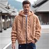 2024 Winter Double-sided Fleece Youth Hooded Sweatshirt - Men's Lambswool Pullover Jacket (Thickened)