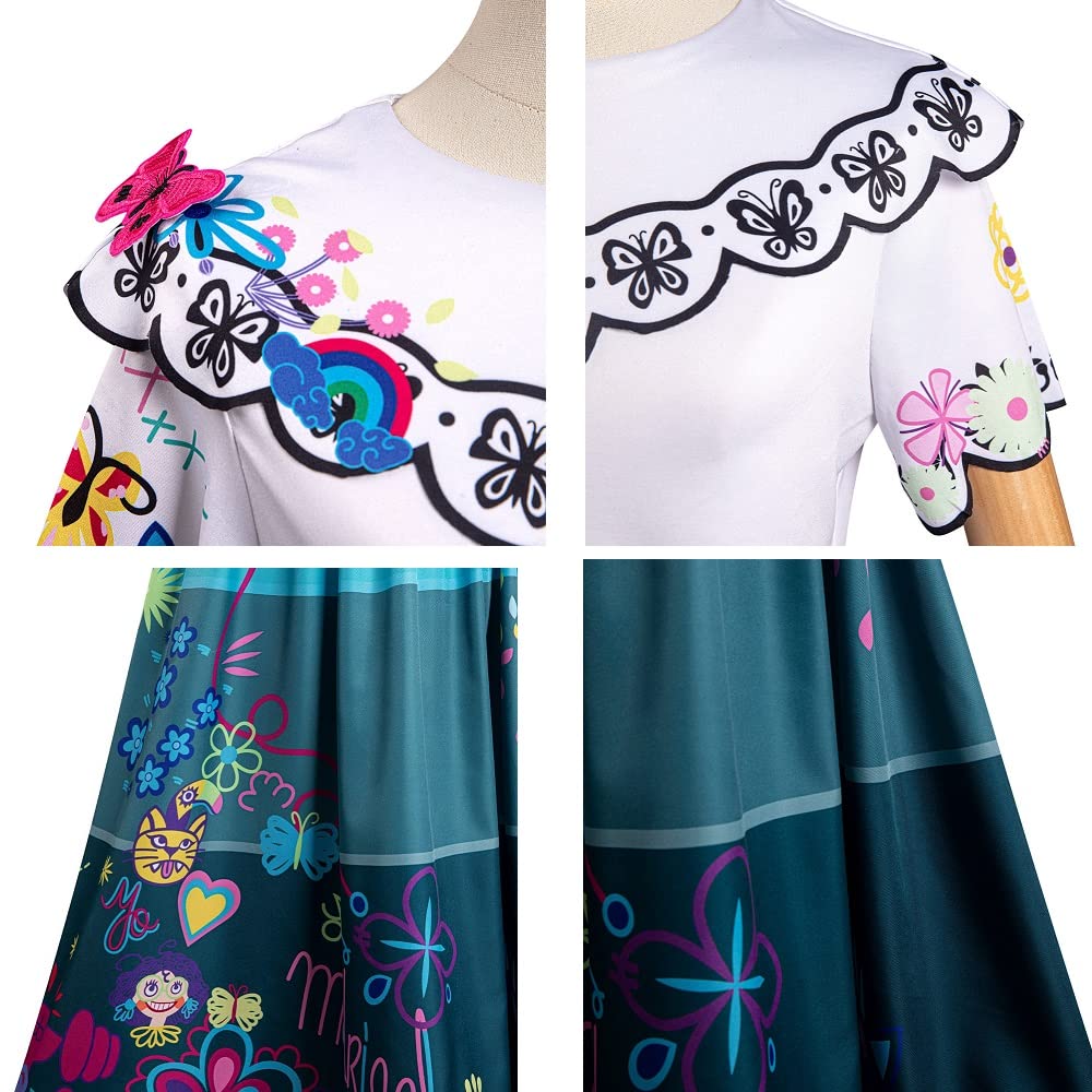 Aufeeky Mirabelle Madrigal Cosplay Perfect for School Cultural and Size XL Costume, Festivals, Festivals, Events, Anime, Halloween, Parties,