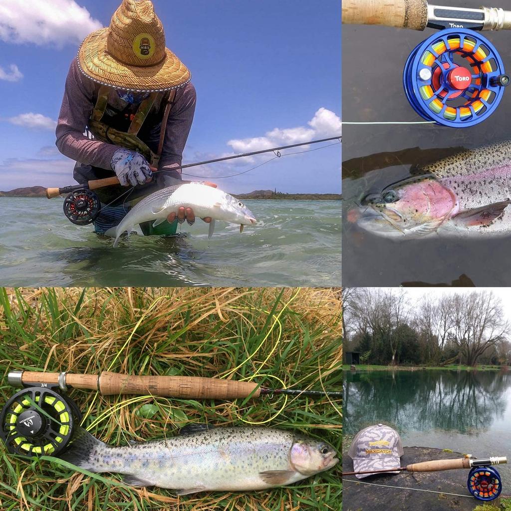 Maxcatch Special Design Fly Fishing Line, Floating Series Fly Line (WF10F/F, General Purpose (Sand & Aqua))