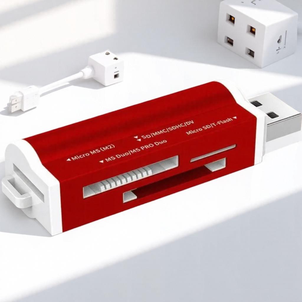High Speed USB 2 0 Card Reader for Micro SD SDHC TF MMC MS PRO DUO M2 Memory Stick All In One Multi Slot Adapter for PC Laptop