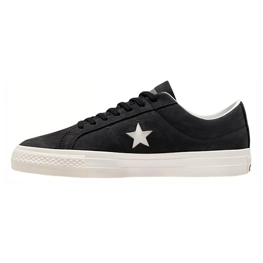 Converse One Star Pro Comfortable Versatile Slip Resistant Durable Lightweight Low Top Skate Shoes Unisex Sneakers Black A03674C