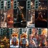 Red Fox Vulpes Phone Case For Samsung Galaxy S22 S25 Ultra S21 S10 Plus S26 Edge S20 S23 S24 FE Cover Silicone Soft TPU Clea