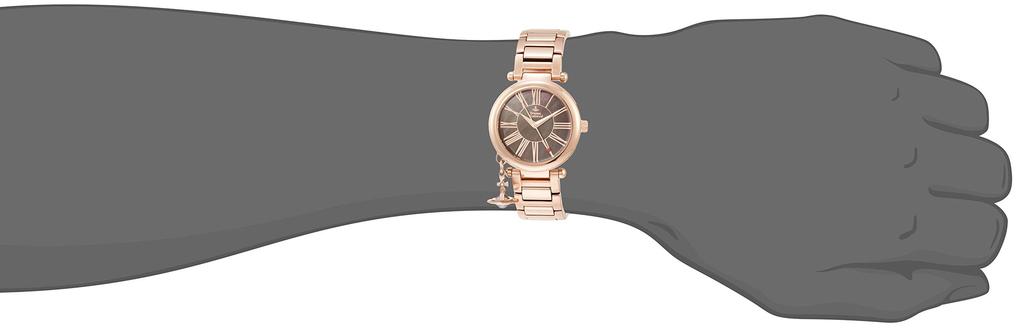 Watch Mother Orb Stainless Steel Gold Brown Dial Quartz VV006PBRRS Product Pink Gold [Vivienne Westwood] (Pink Coating) Women's