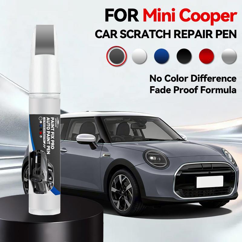 Per Mini Cooper 1990-2026 Penna per Riparazione Vernice Ritocco Rimuovi Graffi Fai da te Accessori Auto Nero Bianco Argento Grigio Blu Rosso