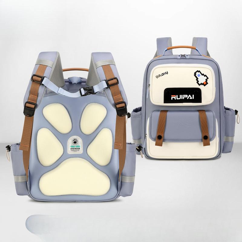 

Рюкзак большой вместимости для детей и учеников начальной школы с уменьшенной нагрузкой и поддержкой спины, Рюкзаки