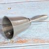 Alloy Dinner Bell Tin Wedding Bell Handbells Hand Call Bell  For Wedding