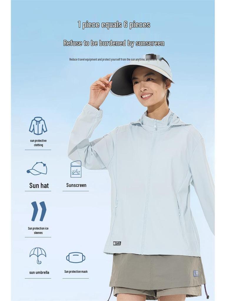 UPF150 Feinstrick Sonnenschutzkleidung - Unisex Atmungsaktiver Eisseiden Angelanzug für Sommer 2025