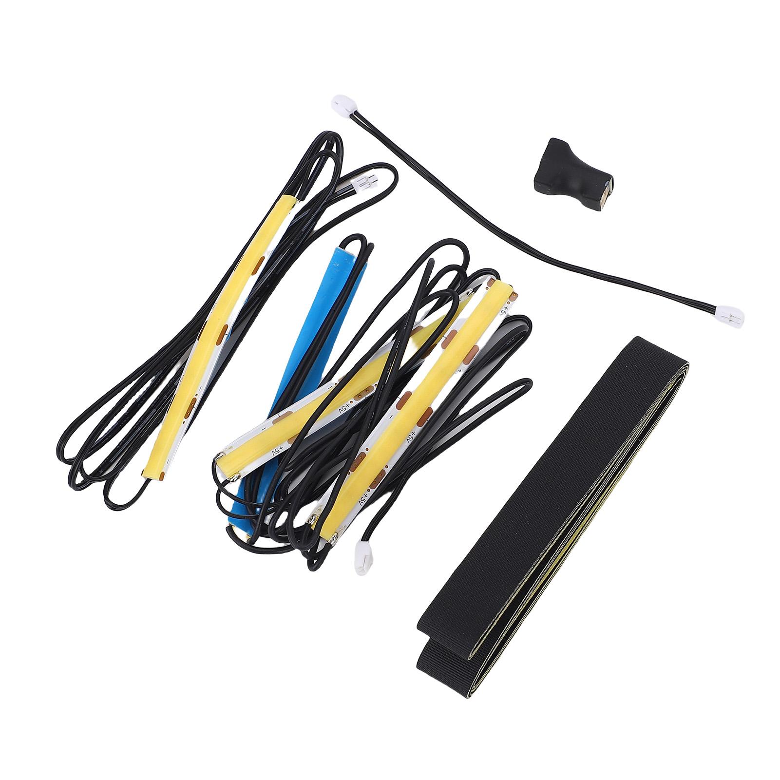 

Комплект светодиодной ленты для 3D-принтера 5 В 12 Вт Светодиодная лента COB высокой яркости с Y-образным разъемом для P1P