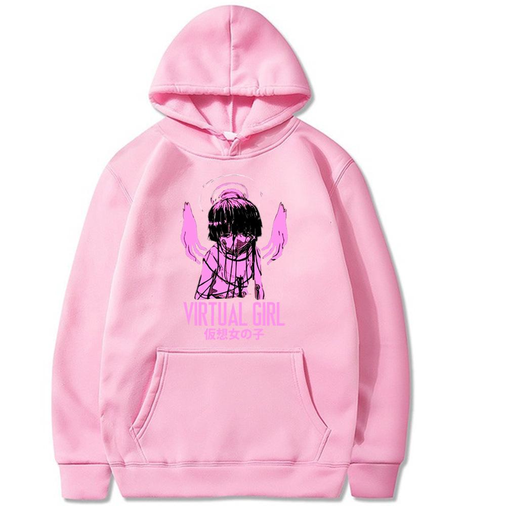 

Худи в стиле моды из аниме «Эксперименты Лэйн» для мужчин и женщин, модные толстовки с капюшоном в стиле хип-хоп, повседневные пуловеры, осеннее худи 3XL